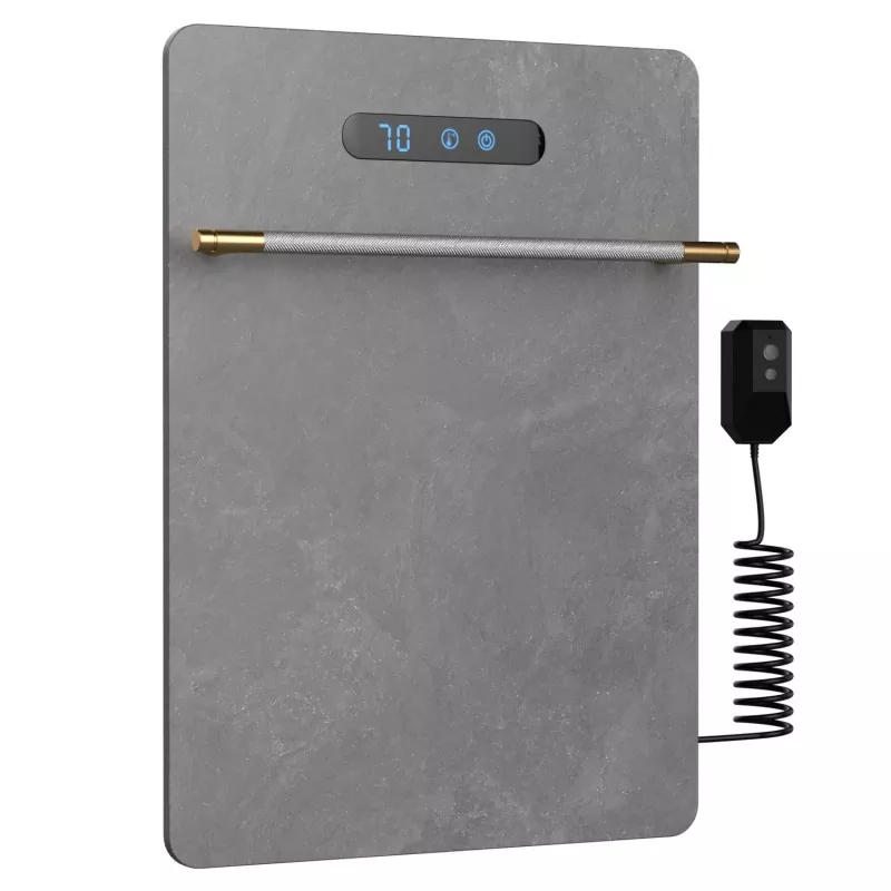 ग्रे ग्राफीन रॉक टॉवेल रॅक