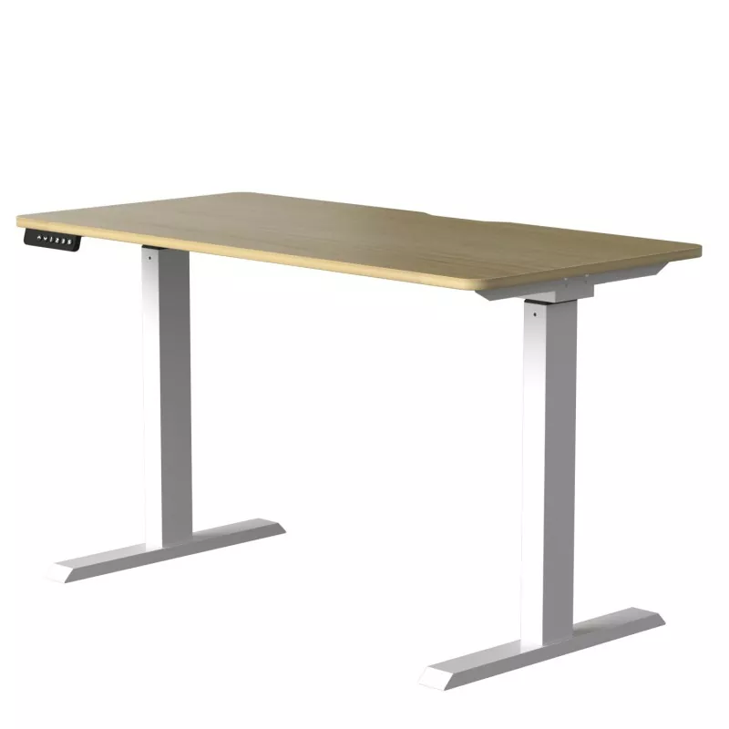 घन लाकूड ड्युअल मोटर इलेक्ट्रिक लिफ्टिंग टेबल