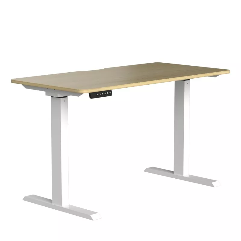 घन लाकूड ड्युअल मोटर इलेक्ट्रिक लिफ्टिंग टेबल